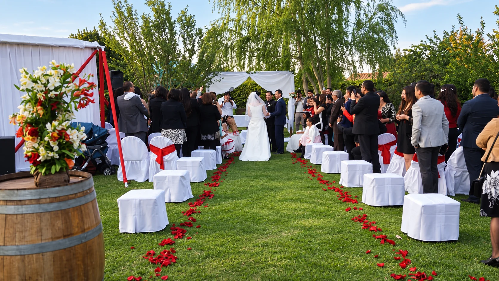 Ceremonia de matrimonio en Centro de Eventos Ailyn en Lampa